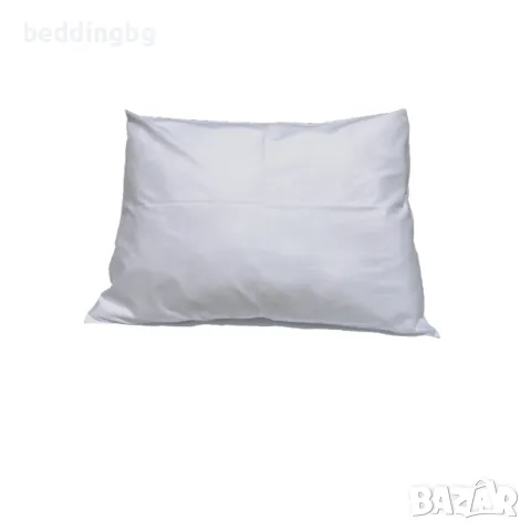 Ниска възглавница за спане Дени 50x70 см (бяла) – идеална за деца, детски градини и хотели, снимка 2 - Възглавници - 49636415