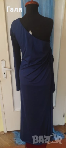 Дълга елегантна рокля RAINBOW, р-р 40/42 цвят турско синьо ., снимка 2 - Рокли - 51414552