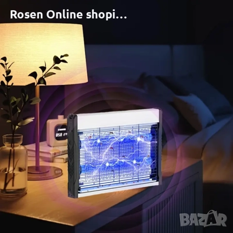 USB Преносима UV лампа против комари,мухи,молци и др. 5V 1A.Работи и с Power bank, снимка 9 - Къмпинг осветление - 51724188