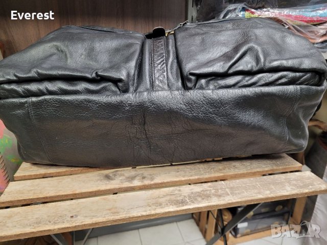 Естествена кожа пътна чанта,сак ОГРОМЕН, снимка 10 - Сакове - 40034454