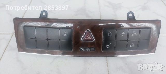 Панел бутони за Mercedes-Benz W203 2038214481 , снимка 3 - Части - 53228879