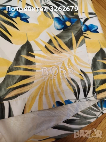 Hugo Boss 100 % оригинални бански размер L, снимка 4 - Спортни дрехи, екипи - 50783346