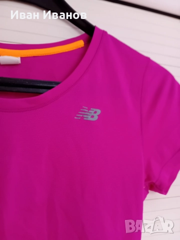 Оригинална дамска спортна тениска New Balance, снимка 6 - Тениски - 51750715