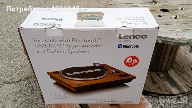 грамофон Lenko Bluetooth чисто нов , снимка 2 - Грамофони - 53565523
