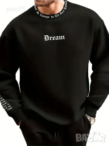НОВ! Mодерен мъжки суичър с креативен печат., снимка 2 - Суичъри - 49911616