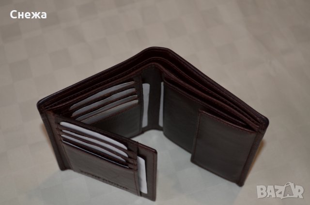 Bruno Banani Vegetabil кафяв вертикален портфейл, снимка 10 - Портфейли, портмонета - 28332451