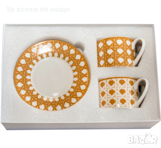 Комплект две чаши с чинийки за топли напитки Код P884