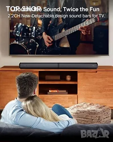 Нов ULTIMEA 2 в 1 Саундбар Apollo S40 - 100W, Bluetooth 5.3, HDMI, снимка 4 - Слушалки и портативни колонки - 49498056