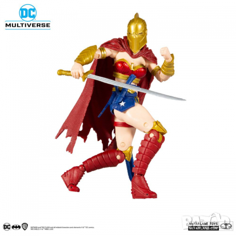 DC MULTIVERSE ACTION FIGURE LKOE WONDER WOMAN WITH HELMET OF FATE 18 CM, снимка 6 - Колекции - 36433155