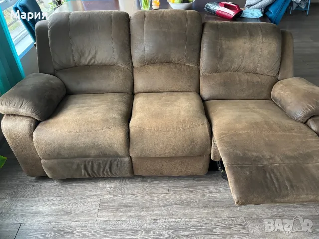 Диван с релакс механизъм , снимка 2 - Дивани и мека мебел - 49791472