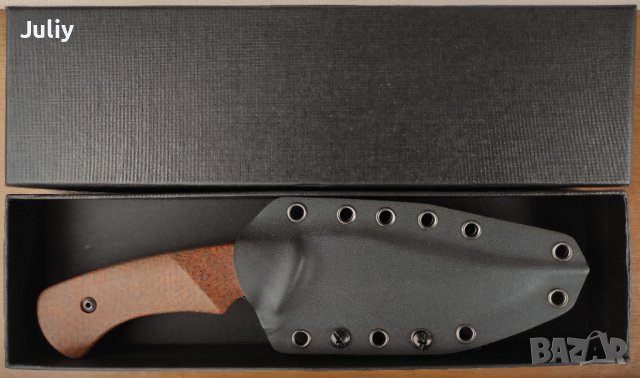 Ловен нож /ръчна изработка , стомана D2/, снимка 3 - Ножове - 39651238