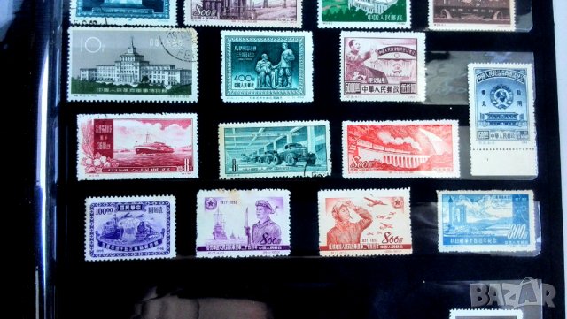 Стари Пощенски марки Китай, снимка 3 - Филателия - 39108963