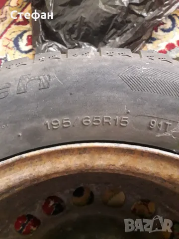 Продавам джатни с гуми 195×65R15, снимка 4 - Гуми и джанти - 49051646
