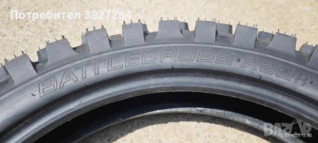 Кросова гума Bridgestone 110/100/18, снимка 4 - Гуми и джанти - 50665094