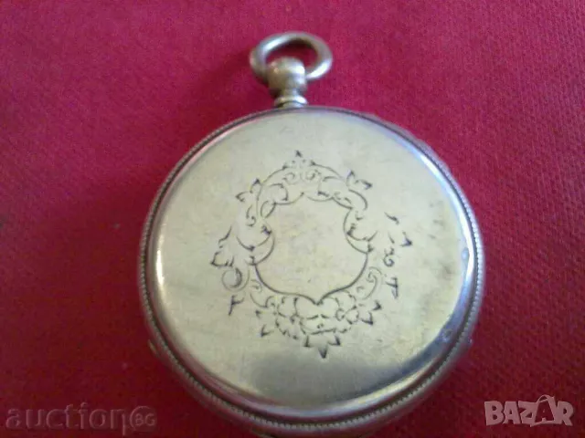 СРЕБЪРЕН ДЖОБЕН ЧАСОВНИК, снимка 5 - Антикварни и старинни предмети - 49587387