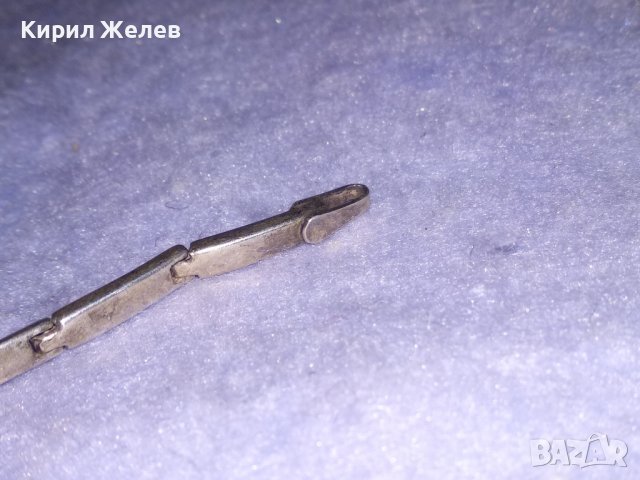 АРИСТОКРАТИЧНА СРЕБЪРНА АРТ ГРИВНА СРЕБРО925 Част От КОМЛЕКТ ИНКРУСТИРАНО с ФАСЕТИРАНИ ЦИРКОНИ 33156, снимка 16 - Гривни - 39568440