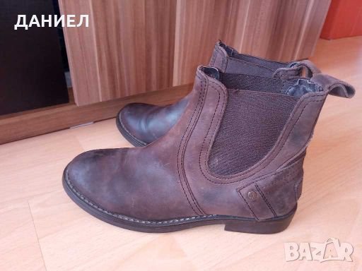 Оригинални Мъжки Кожени Обувки Wrangler номер 41, снимка 3 - Мъжки боти - 27818874