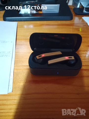 Bamboo Free Flow TWS слушалки в калъф Black, снимка 8 - Безжични слушалки - 52453313