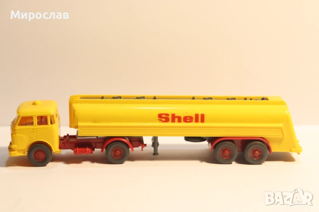 WIKING H0 1/87 MAN SHELL ЦИСТЕРНА КАМИОН МОДЕЛ КОЛИЧКА