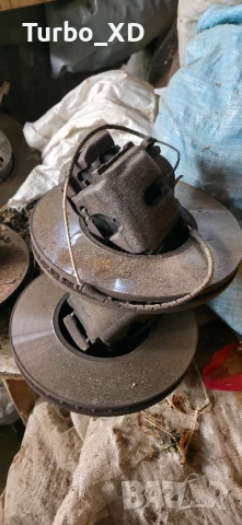 Продавам к-т предни спирачки 324mm за BMW E39