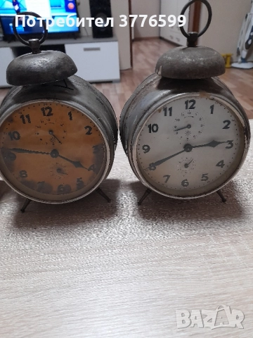 Стари будилници, снимка 3 - Антикварни и старинни предмети - 52457548