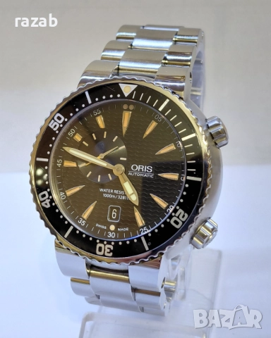 Oris Small Second Automatic Diver-1000m., снимка 4 - Мъжки - 52806523