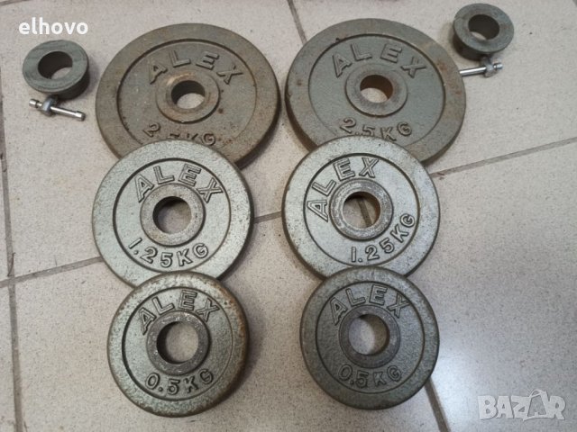 Дъмбели ALEX 2x11кг, снимка 5 - Фитнес уреди - 32528721