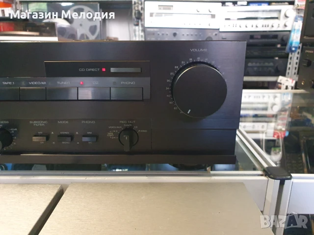 Усилвател Yamaha  AX-530 Black Две по 110 вата на 4 ома. В перфектно техническо и много добро визуал, снимка 5 - Ресийвъри, усилватели, смесителни пултове - 51193174