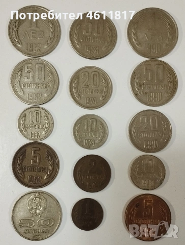 Български Соц монети, снимка 5 - Нумизматика и бонистика - 53215552