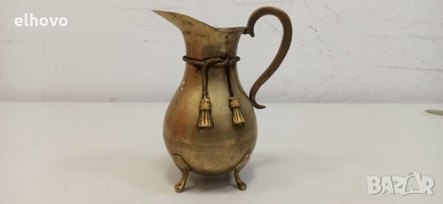 Месингова кана, снимка 2 - Антикварни и старинни предмети - 32717629