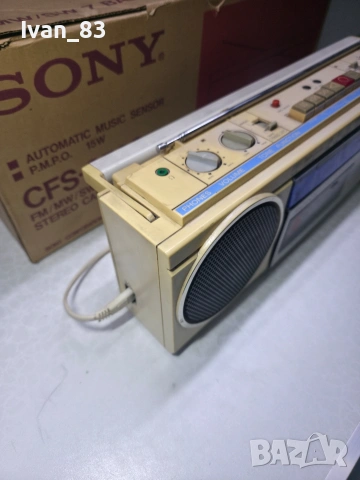 Радиокасетофон Sony cfs 250s, снимка 3 - Радиокасетофони, транзистори - 53012176
