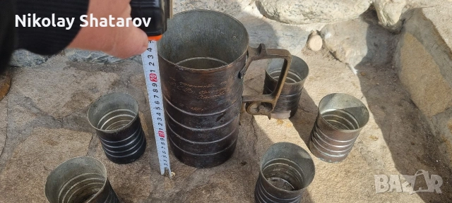 меден комплект за вино и ракия , снимка 2 - Сервизи - 53281902