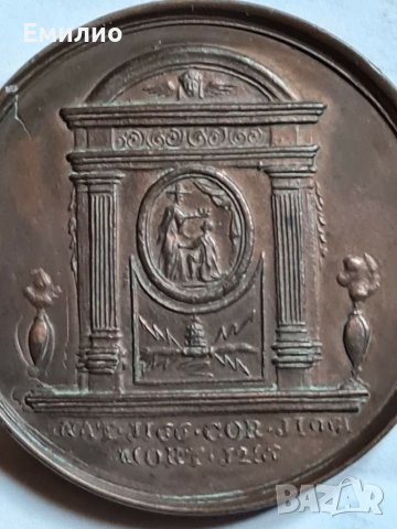 RARE. UK 🇬🇧 MEDAL JOHN LACKLAND 1830 by Jean Dassier, снимка 2 - Нумизматика и бонистика - 31817745