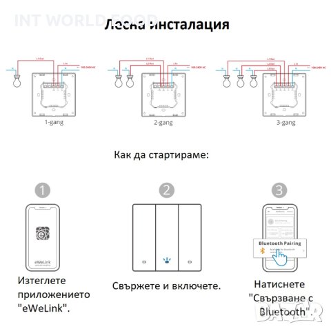 SONOFF SwitchMan M5-3C-86 Интелигентен Стенен Превключвател, снимка 13 - Друга електроника - 44015353