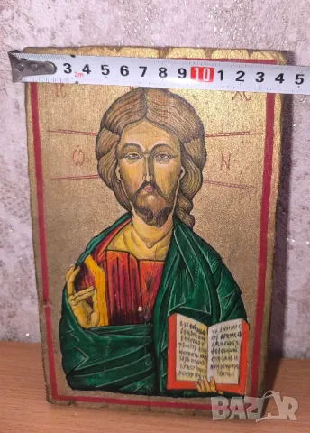 Икона рисувана., снимка 3 - Икони - 49990164
