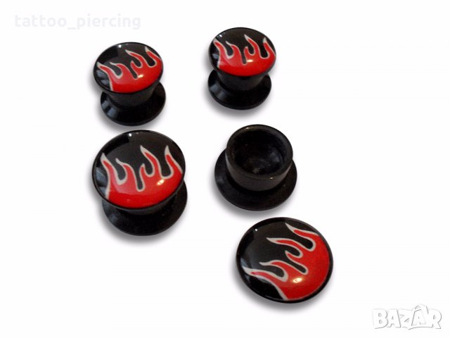 Промоция!!! Чифт флешове,пламъци-10мм,12мм