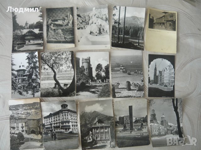 Стари черно-бели картички от Европа, снимка 11 - Антикварни и старинни предмети - 43485617