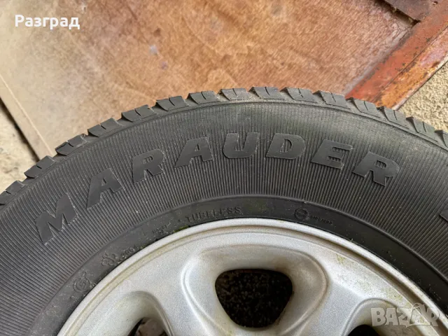 Алуминиеви джанти с гуми 15 цола за джип Mitsubishi Pajero, снимка 7 - Гуми и джанти - 47952677