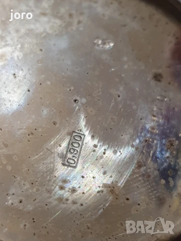 сребърен джобен часовник, снимка 3 - Джобни - 50942099