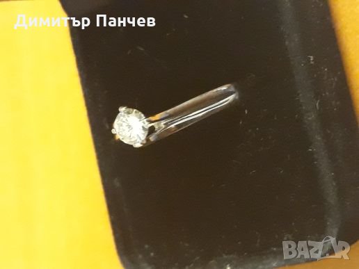 Пръстен с диамант, снимка 3 - Пръстени - 26248736