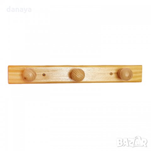 1166 Масивна дървена закачалка за дрехи закачалка за стена, снимка 7 - Закачалки - 26586937