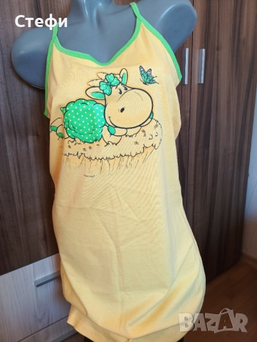 Нощница на тънка презрамка М , снимка 3 - Нощници - 51793284