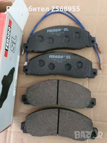 FERODO FSL414 НАКЛАДКИ ПРЕДНИ FIAT 130 / OPEL Arena / RENAULT 30, Trafic / 1971-2001 OE 7701203918, снимка 2 - Части - 28348342
