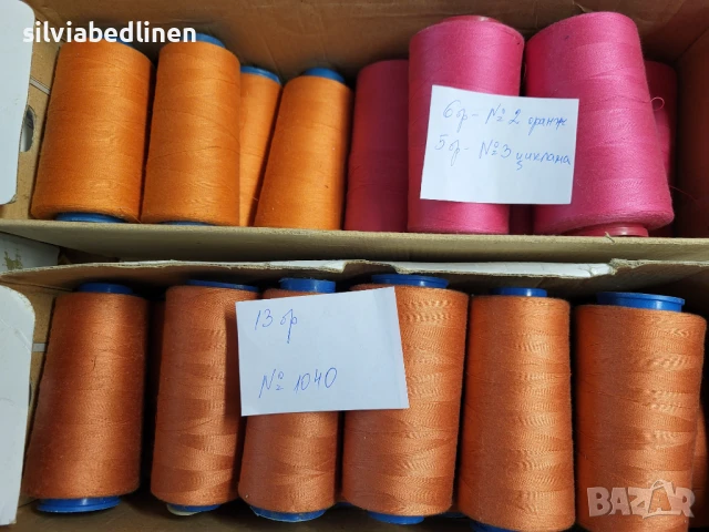 Конци, макари за шевното производство, снимка 2 - Шевни машини - 50553538