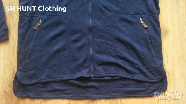 Bergans of NORWAY TUVA LIGHT WOOL HOOD Jacket 100% Merino Wool размер XXL суичър - 1970, снимка 5 - Екипировка - 53249546