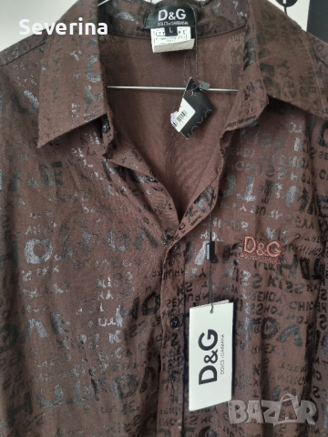 Dolce&Gabanna*Мъжка риза Л, снимка 3 - Ризи - 44911305