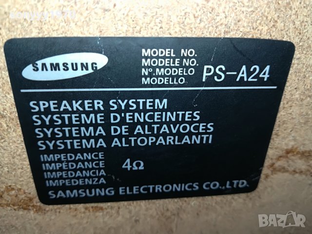 samsung ps-a24 speaker system-germany 0407212008, снимка 18 - Тонколони - 33421015