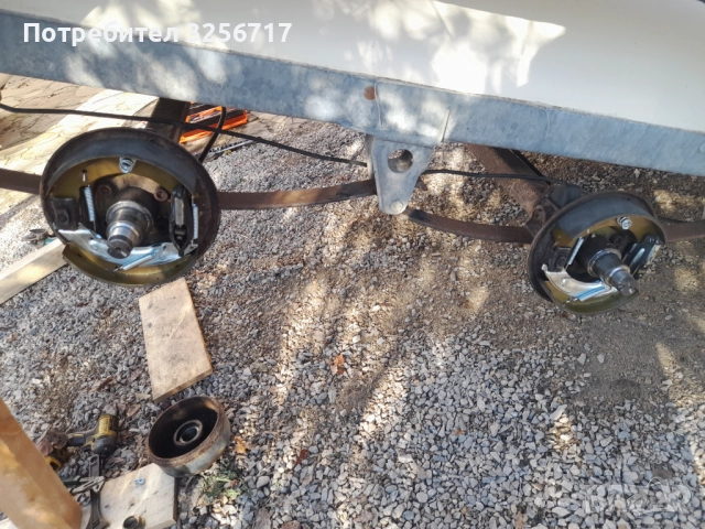 Затворено Ремарке 2700кг. Ифор Уилямс Iford Williams. Модел BV105G, снимка 10 - Ремаркета - 52806634