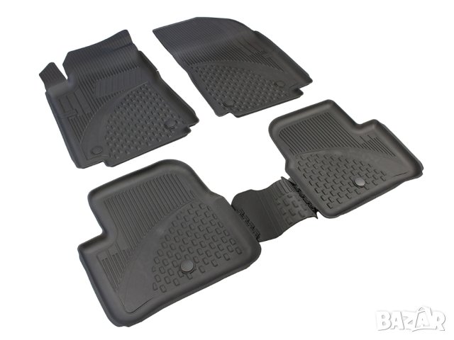 Гумени стелки за автомобил кола 4D за СИТРОЕН C3 2016+, снимка 2 - Аксесоари и консумативи - 43191952