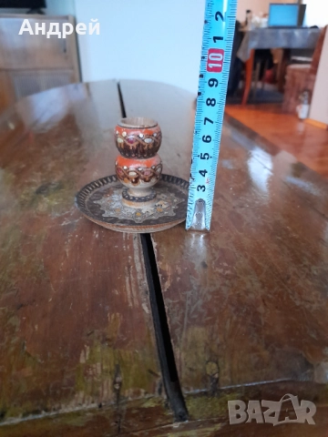 Стар дървен свещник, снимка 3 - Декорация за дома - 52216600